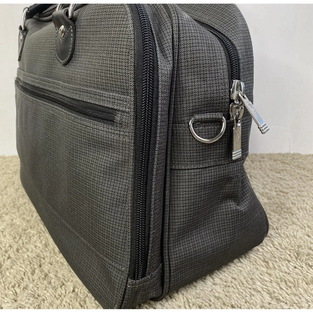 RICARDO Beverly Hills‎ Carry-On Suitcase Satchel Bag Weekender Travel Dark Gray